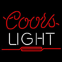Coors Light Red Beer Sign Neonkyltti