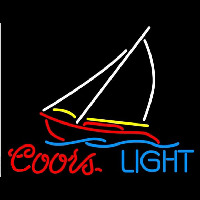 Coors Light Sailboat Beer Sign Neonkyltti