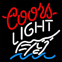 Coors Light Swordfish Beer Sign Neonkyltti