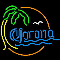 Corona Classic Palm Tree Beer Sign Neonkyltti