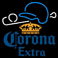 Corona E tra Baseball Beer Sign Neonkyltti