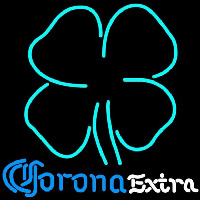 Corona E tra Clover Beer Sign Neonkyltti