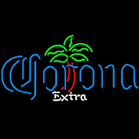 Corona E tra Dominator Palm Tree Beer Sign Neonkyltti