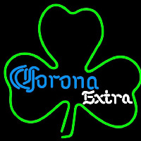 Corona E tra Green Clover Beer Sign Neonkyltti