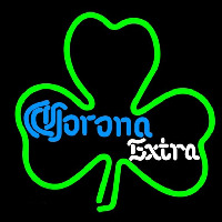 Corona E tra Green Clover Beer Sign Neonkyltti