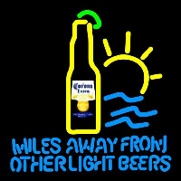 Corona E tra Miles Away From Other s Beer Sign Neonkyltti