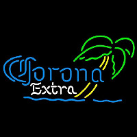 Corona E tra Mini Palm Tree Beer Sign Neonkyltti