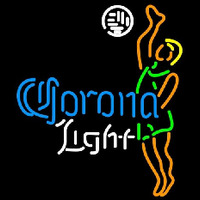 Corona Light Ball Volleyball boy Beer Sign Neonkyltti