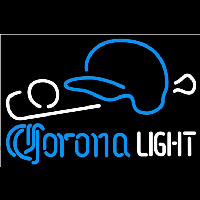 Corona Light Baseball Beer Sign Neonkyltti