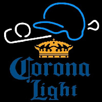 Corona Light Baseball Beer Sign Neonkyltti