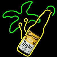 Corona Light Bottle Beer Sign Neonkyltti