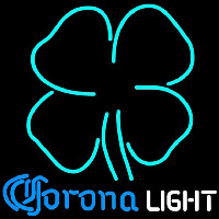 Corona Light Clover Beer Sign Neonkyltti