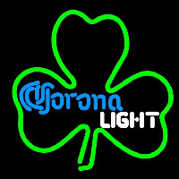 Corona Light Green Clover Beer Sign Neonkyltti