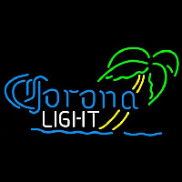 Corona Light Mini Palm Tree Beer Sign Neonkyltti
