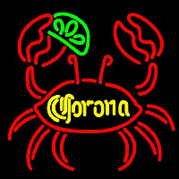 Corona Lime Crab Beer Sign Neonkyltti