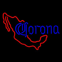 Corona Me ico Red Map Beer Sign Neonkyltti