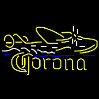 Corona Seaplane Beer Sign Neonkyltti