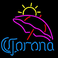 Corona Umbrella Beer Sign Neonkyltti