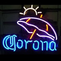 Corona Umbrella Neonkyltti