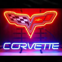 Corvette Kauppa Avoinna Neonkyltti