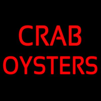 Crab Oysters Neonkyltti
