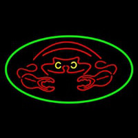Crab Red Logo Neonkyltti