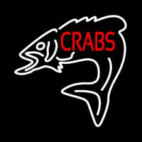 Crabs With Fish Logo Neonkyltti
