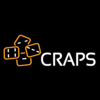 Craps With Hand Logo 1 Neonkyltti