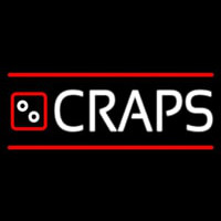 Craps With Hand Logo 2 Neonkyltti