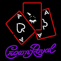 Crown Royal Ace And Poker Beer Sign Neonkyltti