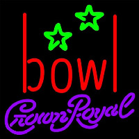 Crown Royal Bowling Alley Beer Sign Neonkyltti