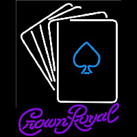 Crown Royal Cards Beer Sign Neonkyltti