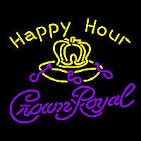 Crown Royal Happy Hour Beer Sign Neonkyltti