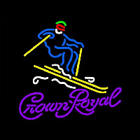 Crown Royal Logo Surfboard Beer Sign Neonkyltti