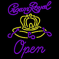 Crown Royal Open Beer Sign Neonkyltti
