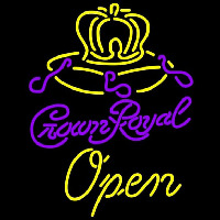 Crown Royal Open Beer Sign Neonkyltti