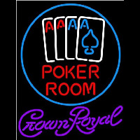 Crown Royal Poker Room Beer Sign Neonkyltti