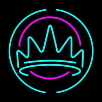 Crown With Round Logo Neonkyltti