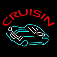 Crusin Car Logo Neonkyltti