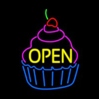 Cupcake Open Neonkyltti