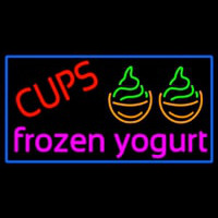 Cups Frozen Yogurt Neonkyltti