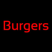 Cursive Burgers Neonkyltti