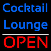 Cursive Cocktail Lounge Open 1 Neonkyltti