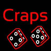 Cursive Letter Craps Neonkyltti