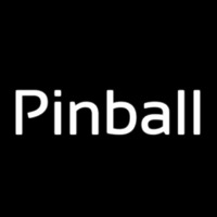 Cursive Letter Pinball 1 Neonkyltti