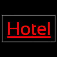 Cursive Red Hotel 1 Neonkyltti