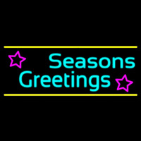 Cursive Seasons Greetings 2 Neonkyltti