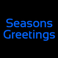 Cursive Seasons Greetings Neonkyltti