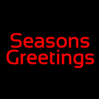 Cursive Seasons Greetings Neonkyltti