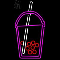 Custom Boba Tea Symbol 1 Neonkyltti